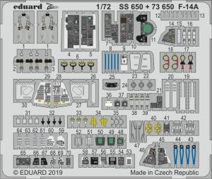 Eduard SS650 F-14A 1/72 FINE MOLDS