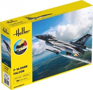 Heller 35411 F-16 Dark Falcon - Starter Kit 1/48
