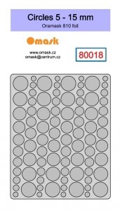 Omask 80018 Circles 5 - 15 mm (Oramask)