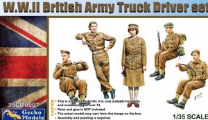 Gecko Models 35GM0007 WWII British Army Truck Driver set 1/35