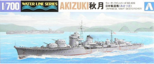Aoshima 01675 Japanese Destroyer Akizuki Water Line Series No. 426 1/700