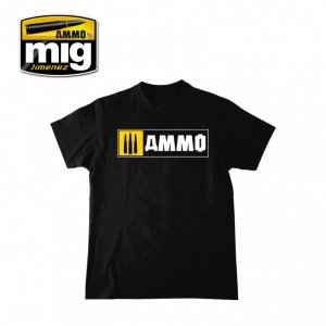AMMO of Mig Jimenez 8023M AMMO EASY LOGO T-SHIRT ( rozmiar , size M)