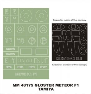 Montex MM48175 Gloster Meteor FI TAMIYA