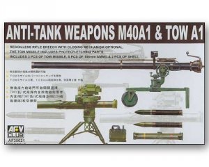 AFV Club 35021 Anti Tank Weapons M40A1 and TOW A1 1/35