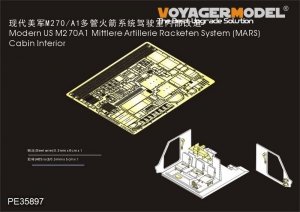 Voyager Model PE35897 Modern US M270A1 Mittlere Artillerie Racketen System Cabin Interior for TRUMPETER 1/35