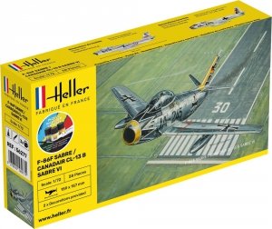 Heller 56277 F-86F SABRE / CANADAIR CL-13 B SABRE VI  - Starter Kit 1/72