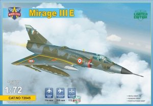 Modelsvit 72045 Mirage IIIE fighter-bomber 1/72