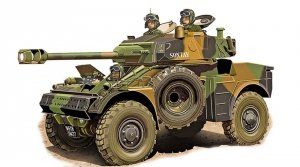 ACE 72456 AML-90 Light Armoured Car (4x4) 1/72