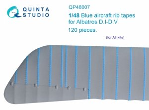 Quinta Studio QP48007 Blue rib tapes Albatros D.I-D.V (All kits) 1/48
