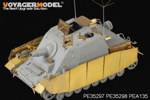 Voyager Model PEA135 WWII German Sturmpanzer IV Brummbar Mid Version Side Skirts (For DRAGON 6460) 1/35