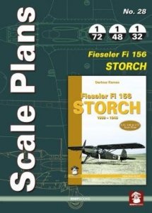 MMP Books 78975 Scale Plans No. 28 Fieseler Fi 156 Storch EN