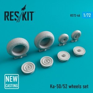 RESKIT RS72-0046 KA-50/52 (ALL VERSIONS) WHEELS SET 1/72