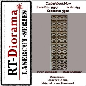 RT-Diorama 35517 Cinderblocks No.7 1/35