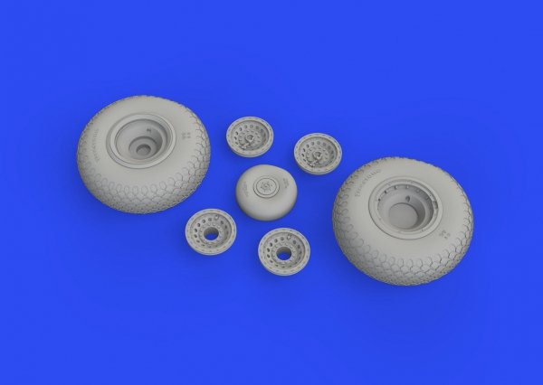 Eduard 6481024 B-17F wheels cross tread EDUARD 1/48