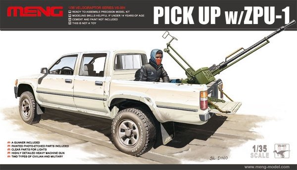 Meng Model VS-001 Pick Up w/ZPU-1 1/35