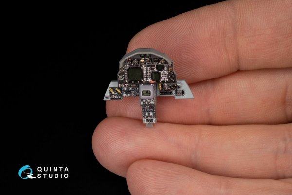 Quinta Studio QD+48342 F-4G late 3D-Printed &amp; coloured Interior on decal paper (Meng) (with 3D-printed resin parts) 1/48