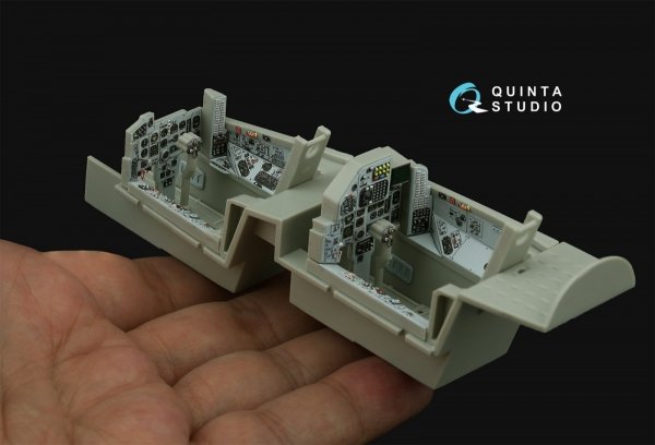 Quinta Studio QD32227 MiG-29UB 3D-Printed &amp; coloured Interior (Trumpeter) 1/32