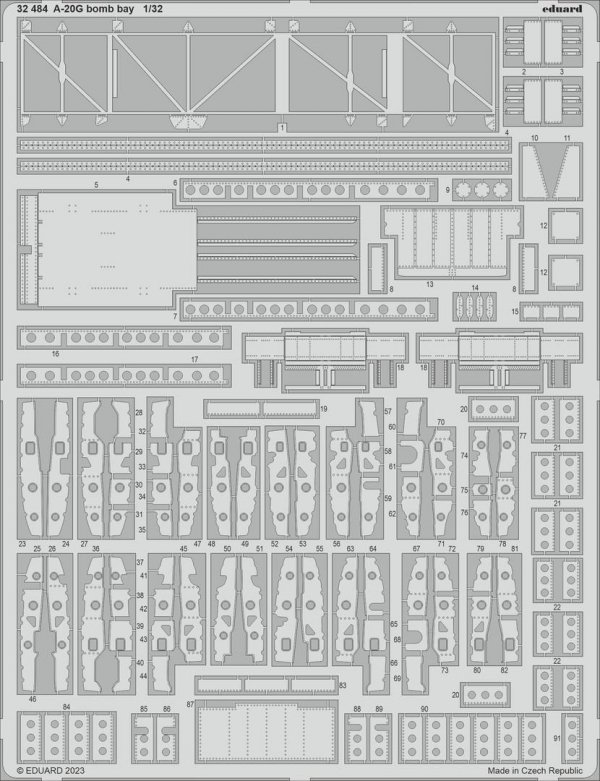 Eduard BIG33156 A-20G HONG KONG MODELS 1/32 
