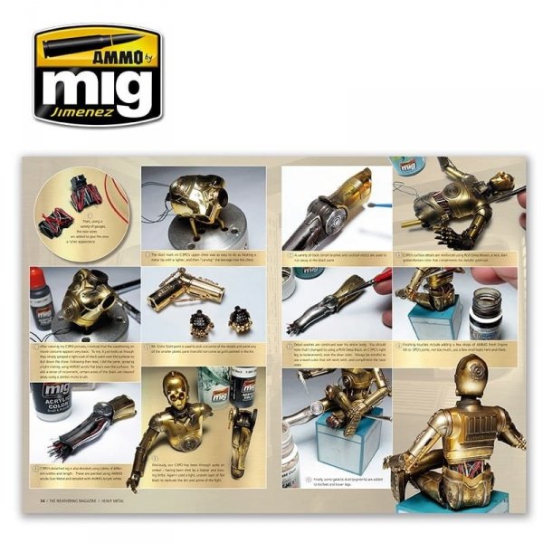 AMMO of Mig Jimenez 4513 - The Weathering Magazine - Heavy Metal (English Version)