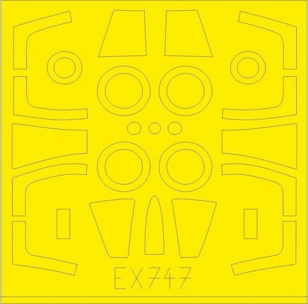 Eduard EX747 F-104DJ for Kinetic Model 1/48