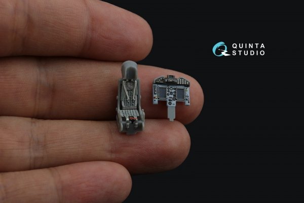 Quinta Studio QD72120 MiG-29SMT 9-19 3D-Printed coloured Interior on decal paper (Trumpeter) 1/72