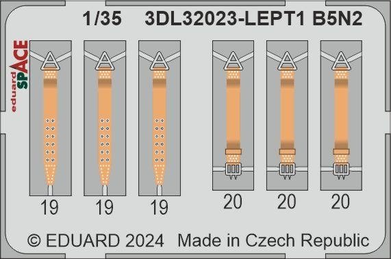 Eduard 3DL32023 B5N2 SPACE BORDER MODEL 1/35