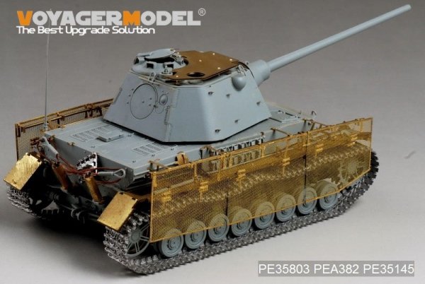 Voyager Model PEA382 German Pz.Kpfw.IV Ausf.J mit Panther F turret &quot;Thoma shields&quot; wire mesh schürzen 1/35