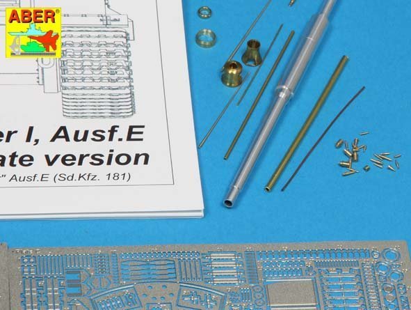 Aber 35K10 Pz.Kpfw. VI Ausf.E (Sd.Kfz.181) Tiger I – Late version (premium set) (1:35)