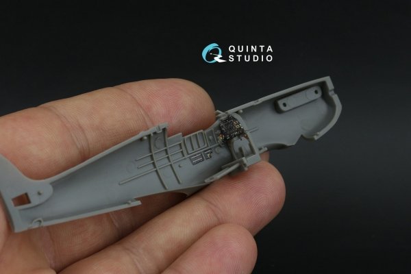 Quinta Studio QD72226 Spitfire Mk.Iа 3D-Printed &amp; coloured Interior on decal paper (Airfix) 1/72