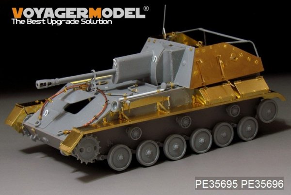Voyager Model PE35695 WWII Russian SU-76 Self-Propeller Gun basic For MiniArt 35053 1/35