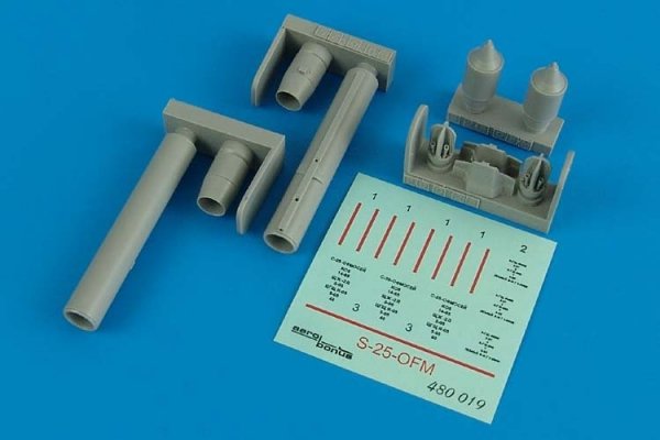 Aerobonus 480019 S-25-OFM air-to-ground rocket (1:48)