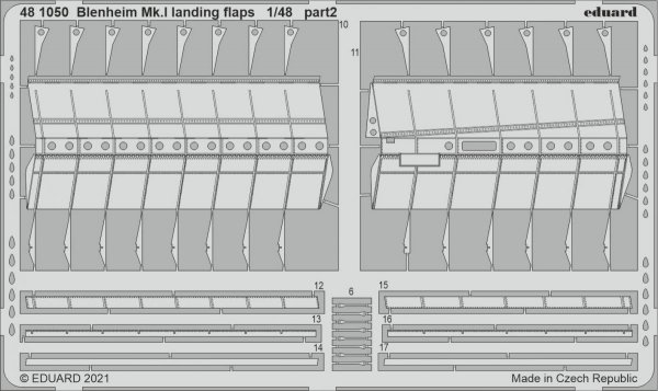 Eduard 481050 Blenheim Mk.I landing flaps AIRFIX 1/48