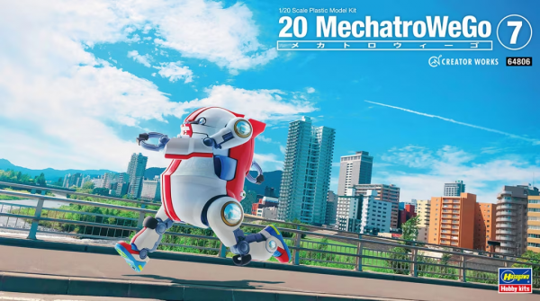 Hasegawa 64806 20 MechatroWeGo No. 7, Sports &quot;JPN&quot;