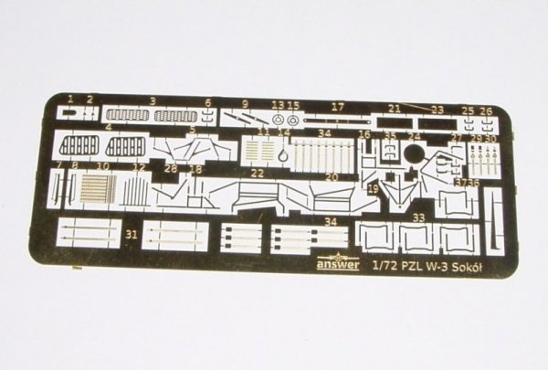 Answer AA72002 PZL W-3A Sokół TOPR Rescue Helicopter 1/72
