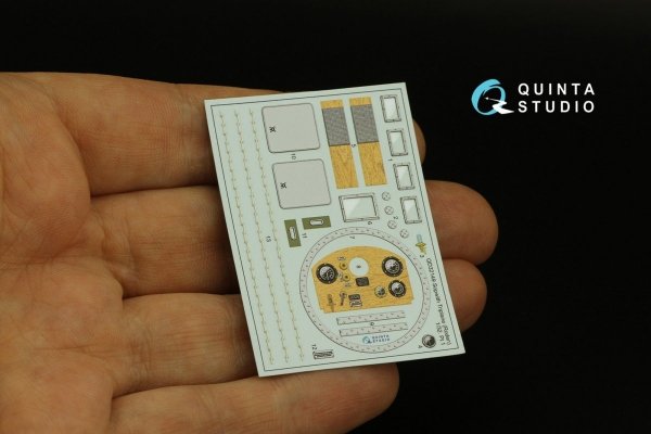 Quinta Studio QD32149 Sopwith Triplane 3D-Printed &amp; coloured Interior on decal paper (Roden) 1/32