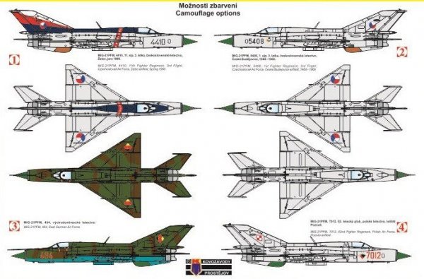 Kovozavody Prostejov KPM0122 MiG-21PFM Fishbed F 1/72