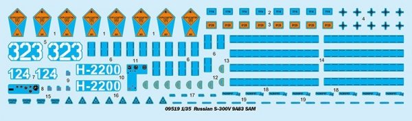 Trumpeter 09519 Russian S-300V 9A83 SAM 1/35