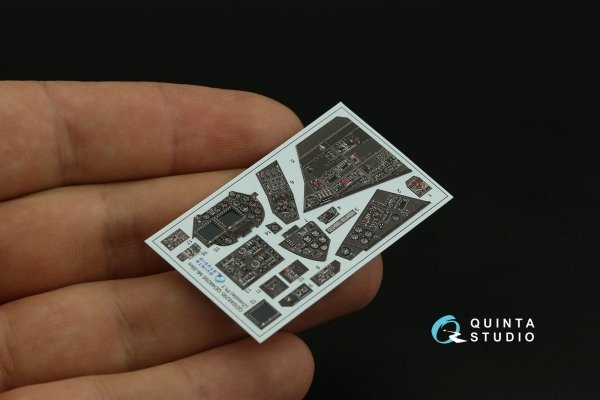 Quinta Studio QDS-48295 Mi-35M 3D-Printed &amp; coloured Interior on decal paper (Zvezda) (Small version) 1/48