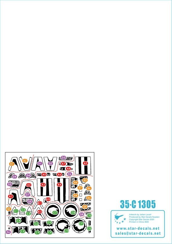 Star Decals 35-C1305 Desert Storm 5 1/35