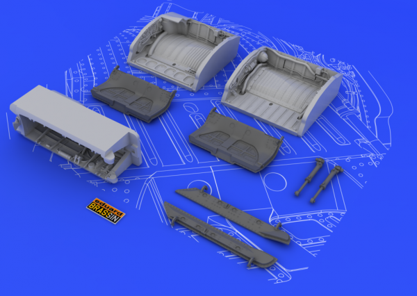 Eduard 648049 MiG-21 wheel wells 1/48 (EDUARD)