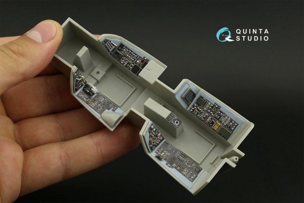 Quinta Studio QDS-32099 F-14B 3D-Printed &amp; coloured Interior on decal paper (Trumpeter) (Small version) 1/32