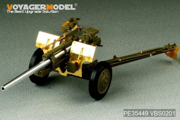 Voyager Model PE35449 WWII US 3inch M5 ATG/w M1 or 105mm Howitzer M2A1Carriage 2in1 For AFV CLUB 35S64 and 35160 1/35
