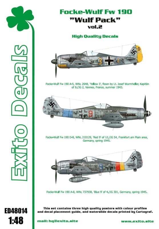 Exito ED48014  Wulf Pack 2 1/48