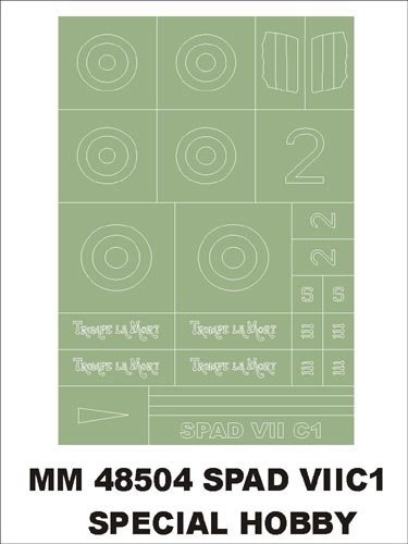 Montex MM48504 Spad VIIc SPECIAL HOBBY SP48009 1/48