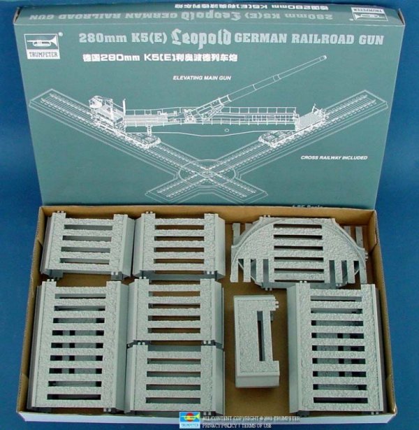 Trumpeter 00207 German 280mm K5(E)leopold (1:35)