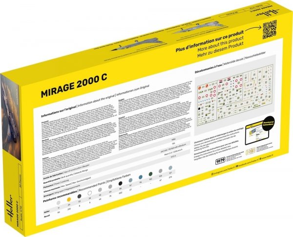 Heller 56303 STARTER KIT - MIRAGE 2000 C 1/72