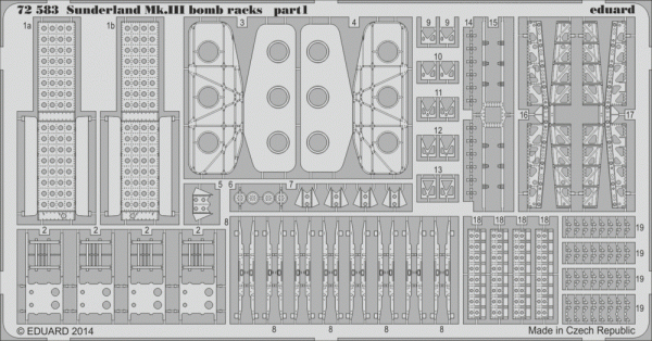 Eduard BIG7289 SUNDERLAND Mk. III 1/72 ITALERI