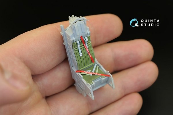 Quinta Studio QD32008 A-10A 3D-Printed &amp; coloured Interior on decal paper (for Trumpeter kit) 1/32