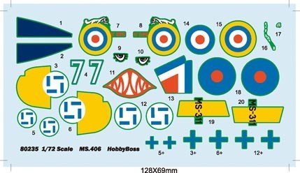 Hobby Boss 80235 French MS.406 Fighter (1:72)