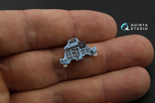 Quinta Studio QD48181 Su-27UB 3D-Printed coloured Interior on decal paper (for KittyHawk kit) 1/48